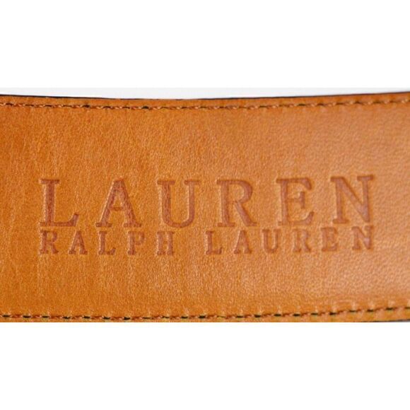 Lauren Ralph Lauren BLACK GENUINE LEATHER 1.25\